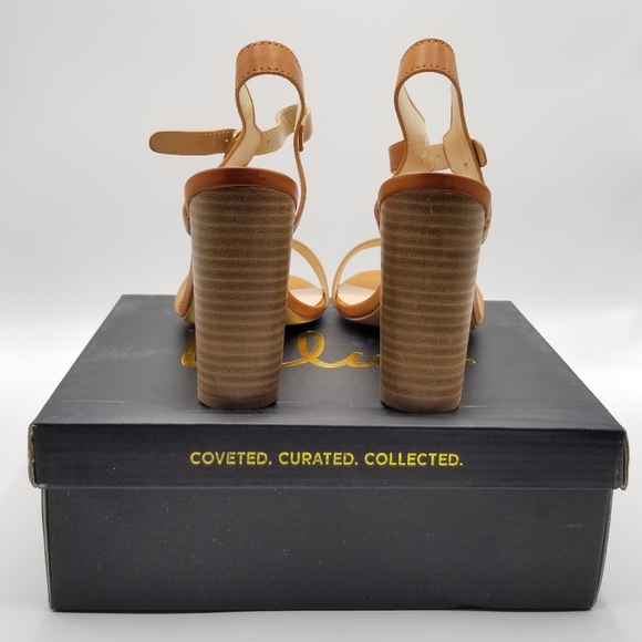 Dauphine Natural High Heel Sandals - Picture 4 of 8